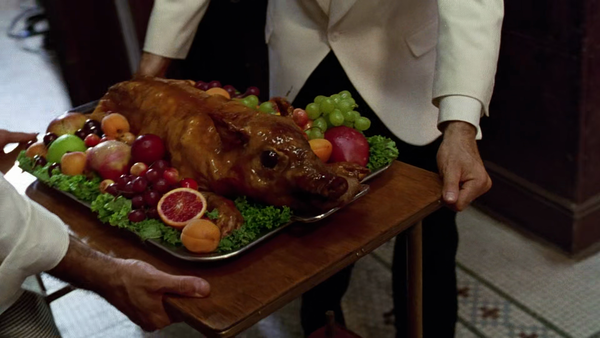 Roast Suckling Pig. A showstopper from the film Big Night (1996)